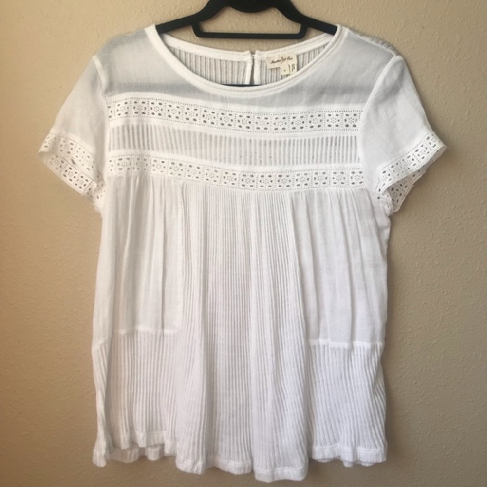 Anthropologie White top